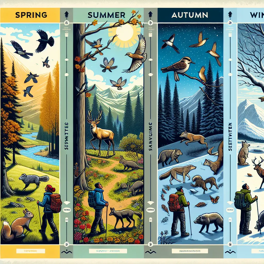 Seasonal Wildlife Spotting Guide for Hikers